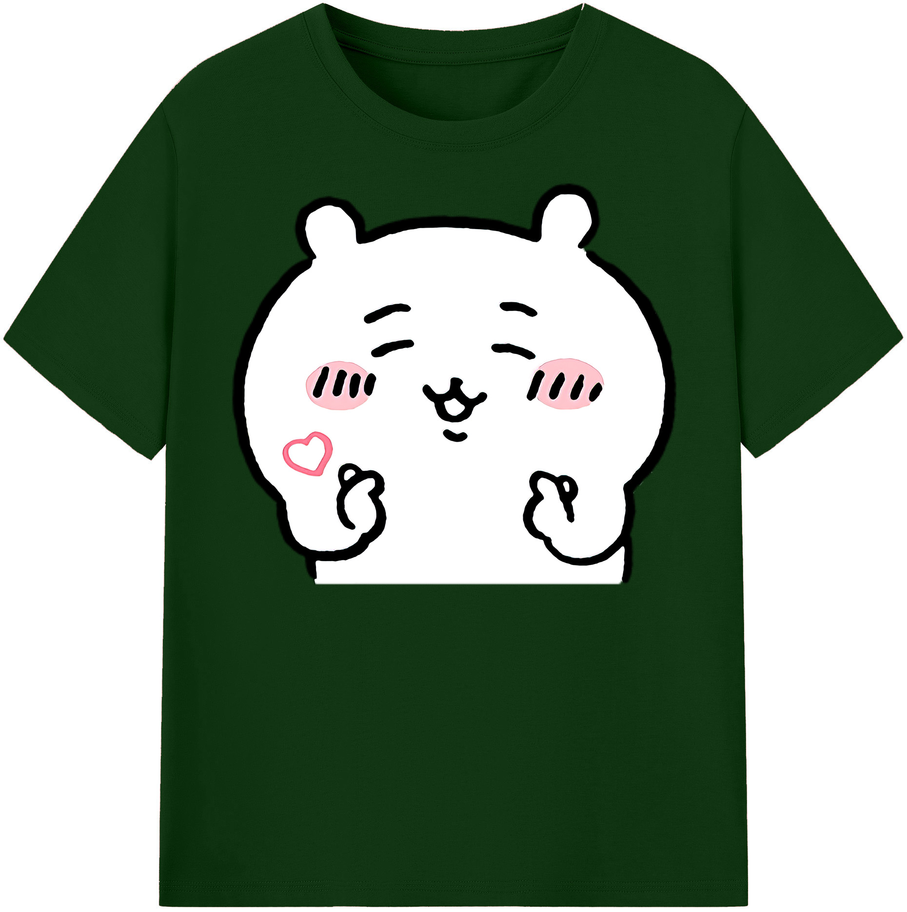 （画像用） ちいかわ ちいかわ Chii-kawa chiikawa 綿100％半袖Tシャツ（フロントプリント）